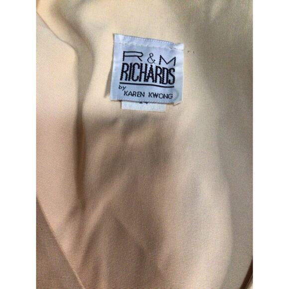 R&M Richards By Karen Kwong Embroidered Long Sleeve Suit Jacket Womens Size 14 - Picture 6 of 11